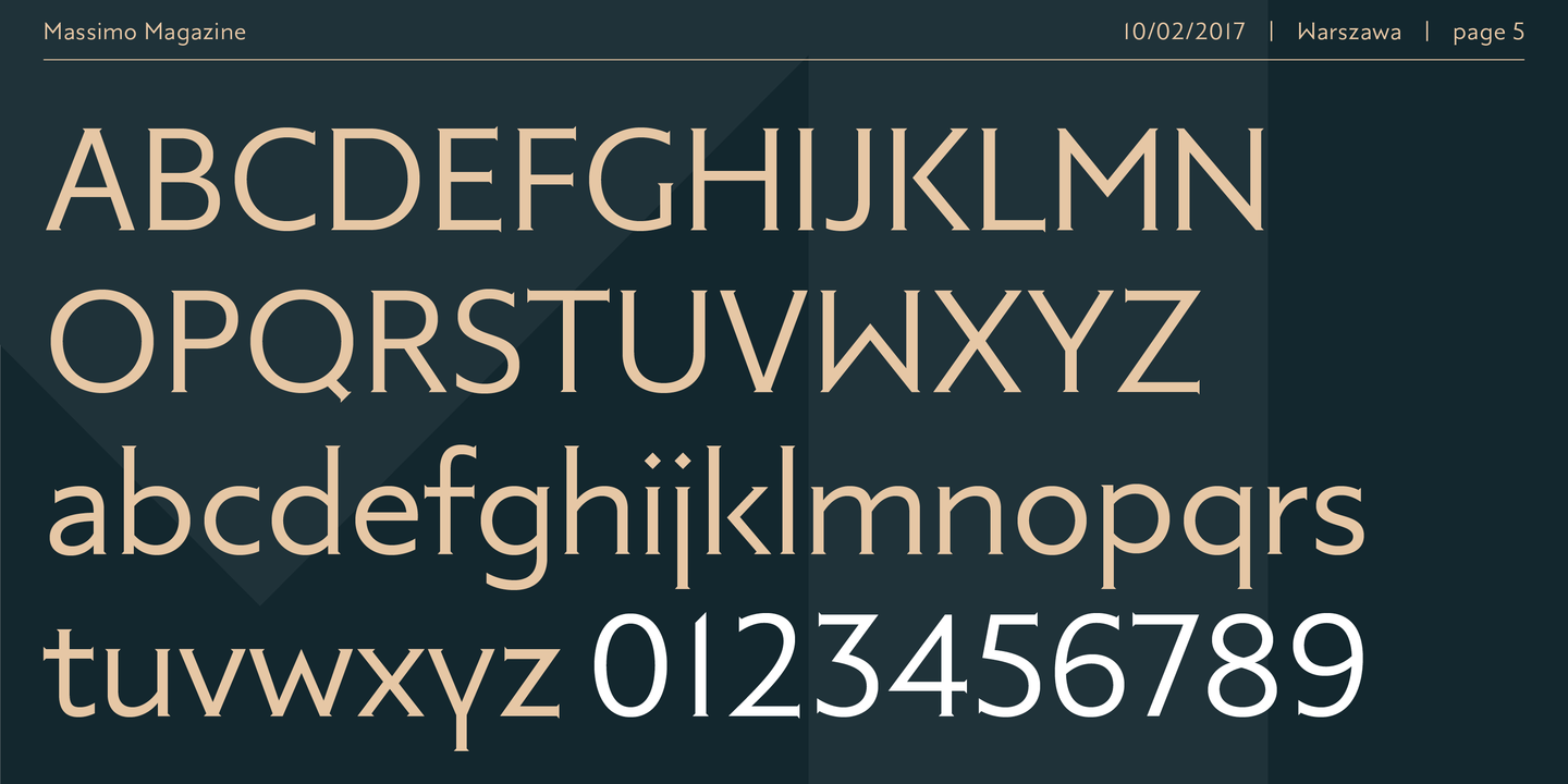 Massimo SemiBold italic Font preview